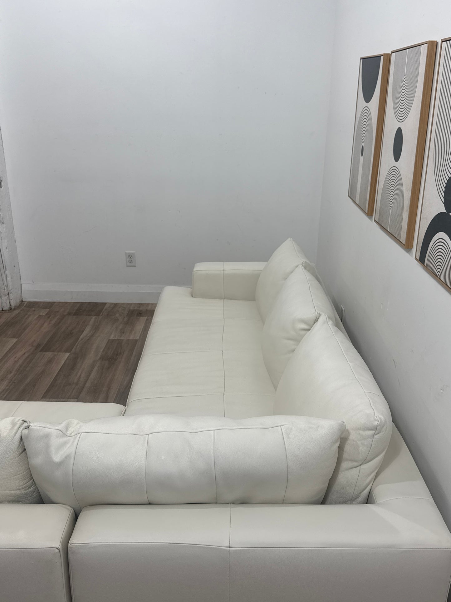 EQ3 Eve Leather Sectional