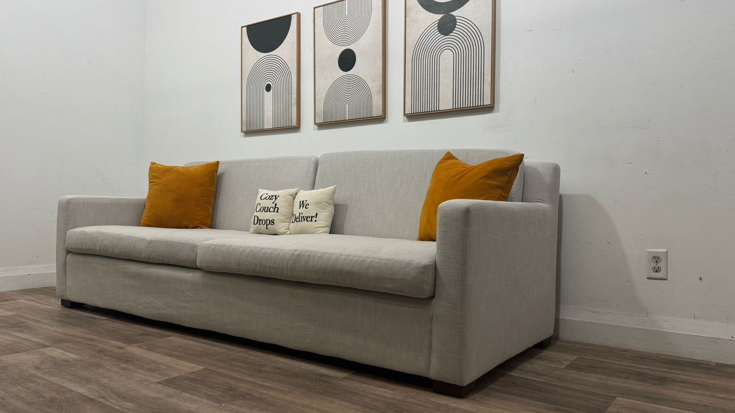Restoration Hardware Belgium Track Arm Sofa