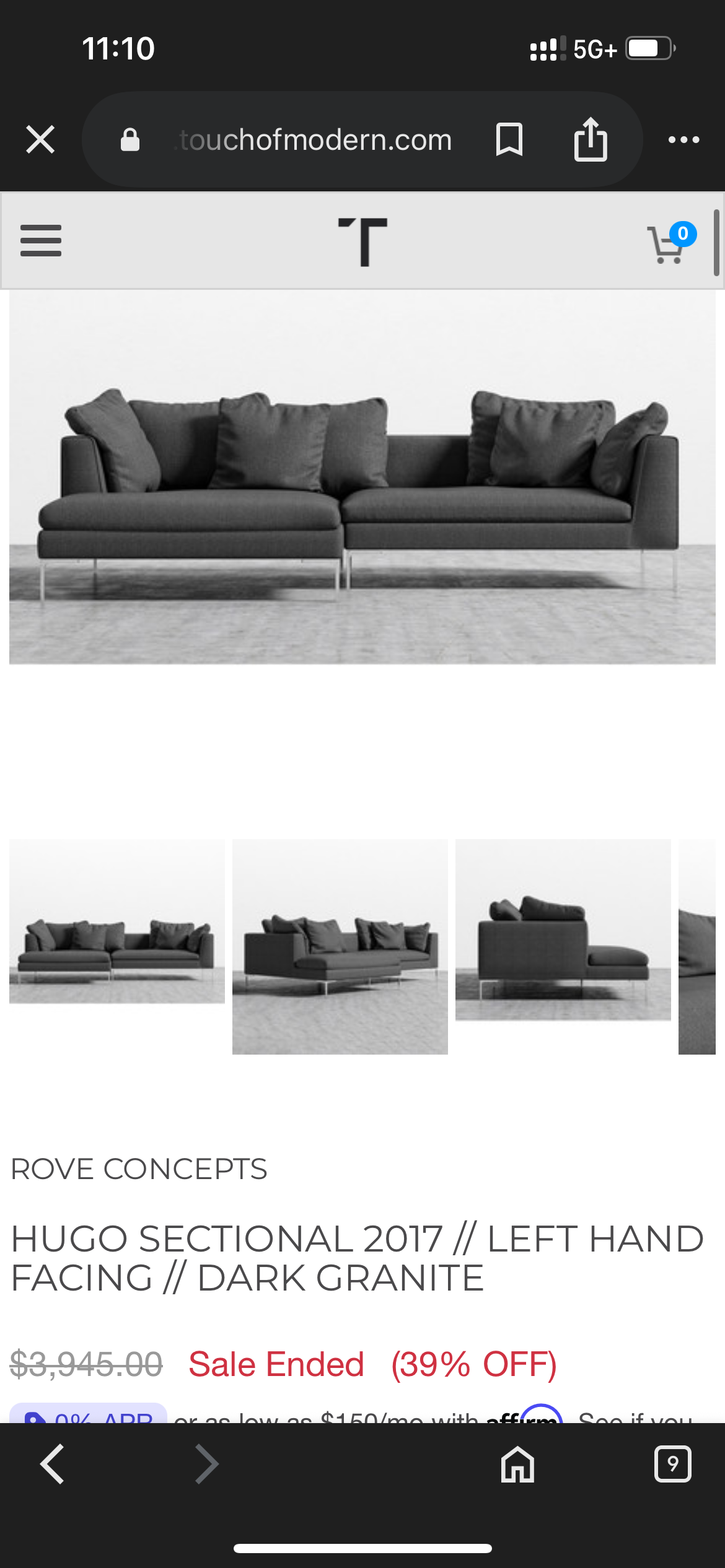 Rove Concepts Hugo Sectional