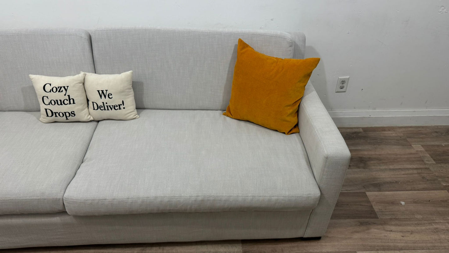 Restoration Hardware Belgium Track Arm Sofa