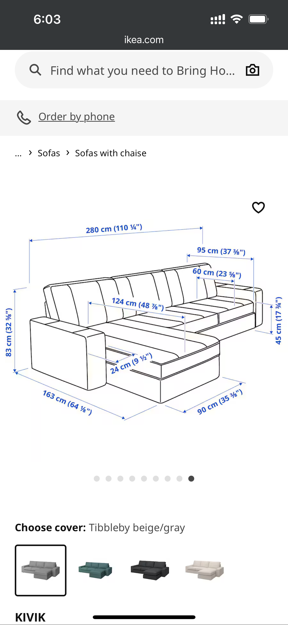 Ikea Kivik Sectional Sofa