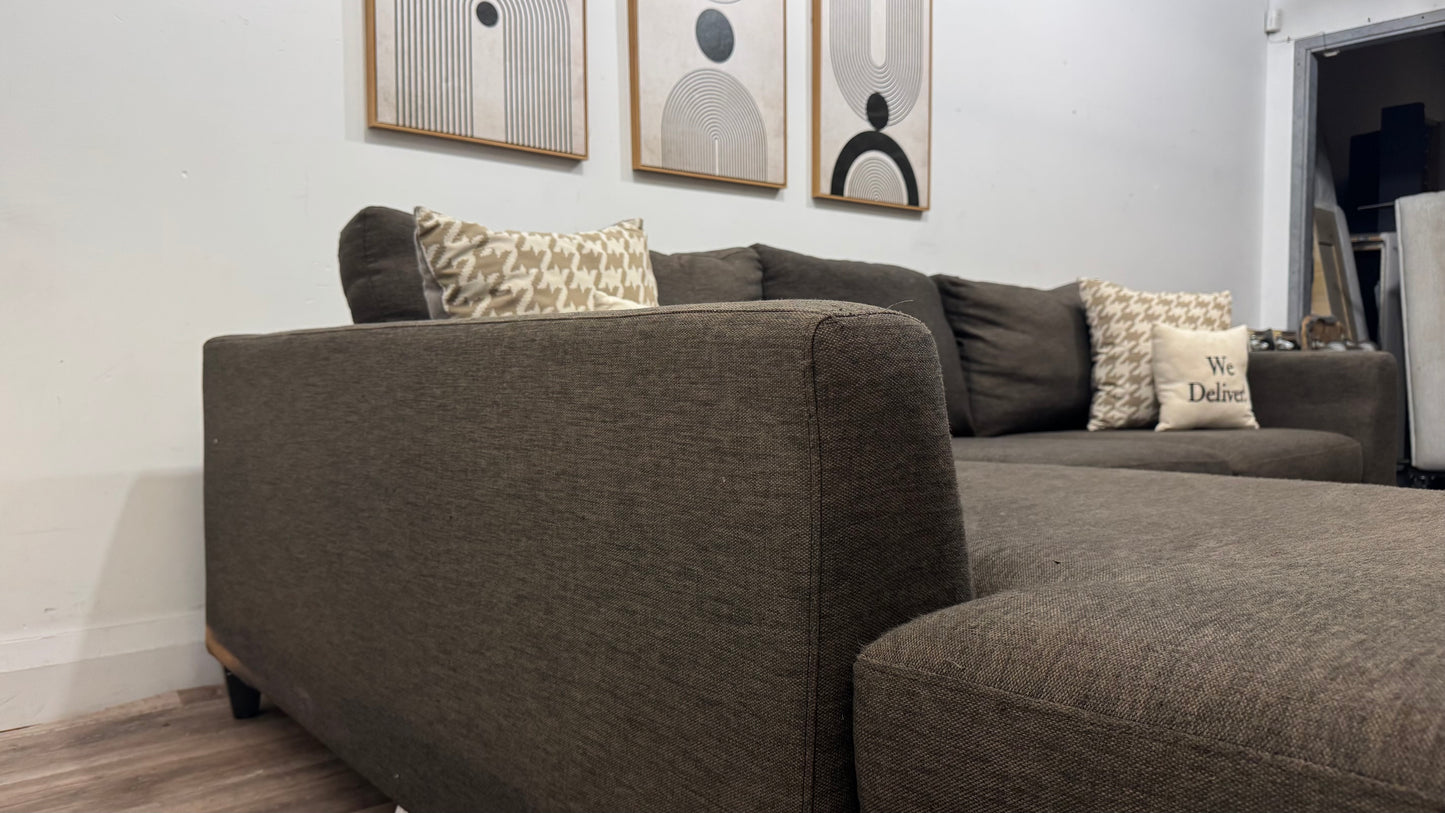 Brown Sectional Sofa