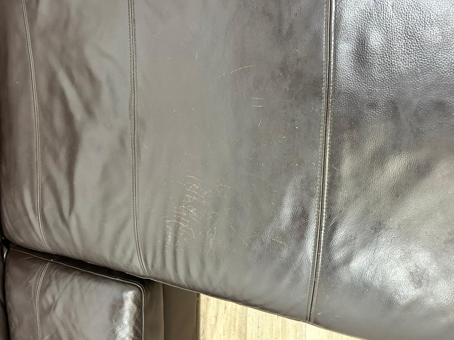 Genuine Leather Sectional Sofa