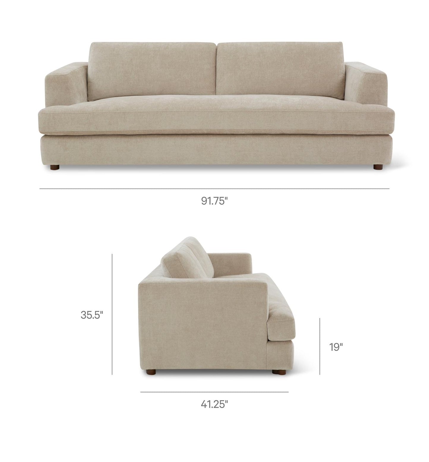 Sunday’s Good Company Sofa - Cashew