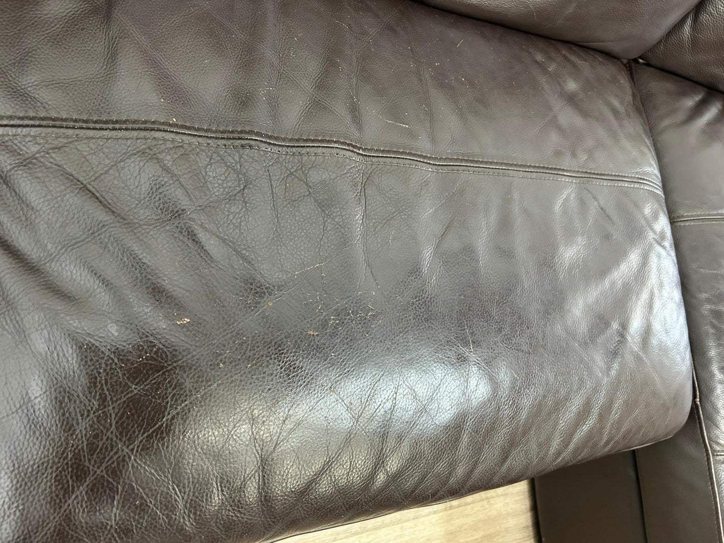 Genuine Leather Sectional Sofa