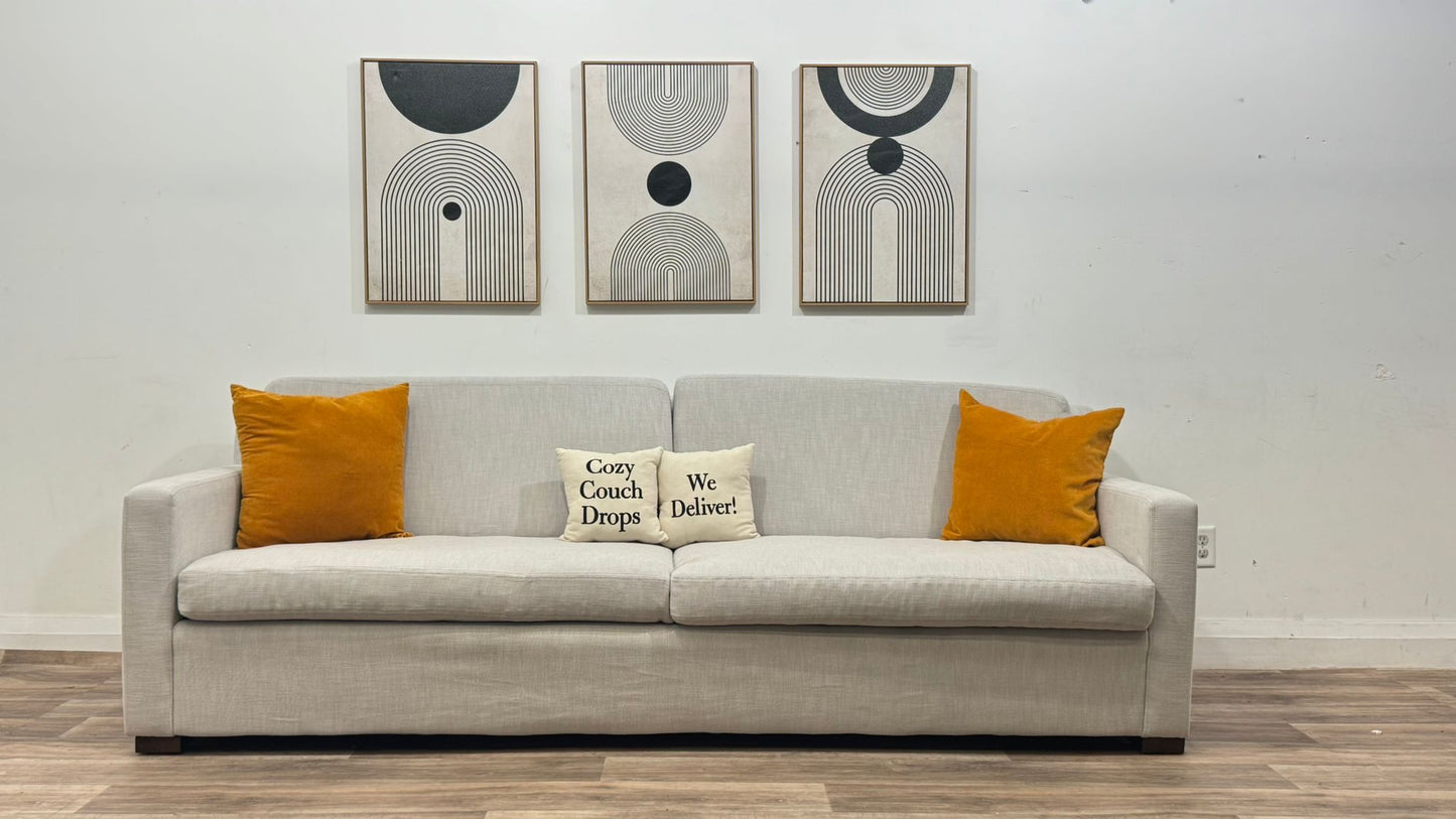 Restoration Hardware Belgium Track Arm Sofa