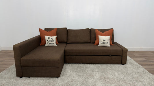 Brown Ikea Friheten Sofabed