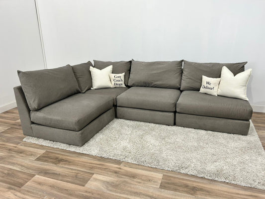 Khaki/Grey Modular Sofa