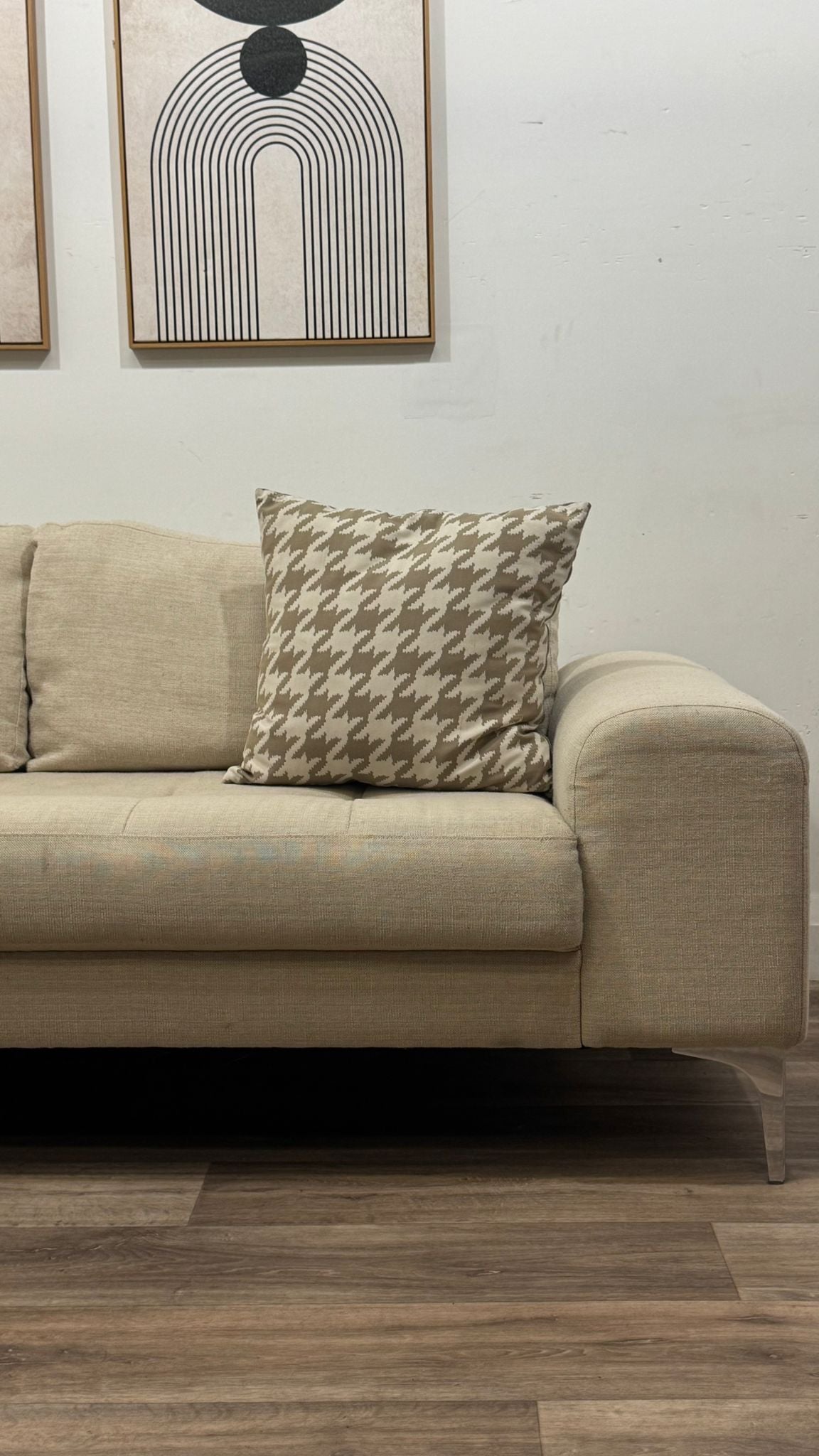Scan Designs Tufted Sectional Sofa