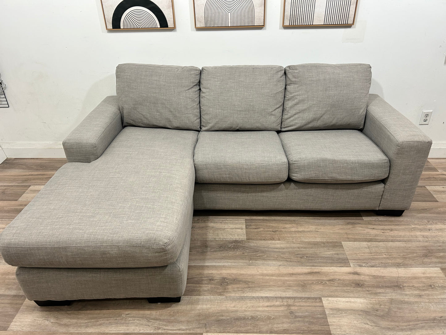 Beige Reversible Sofa