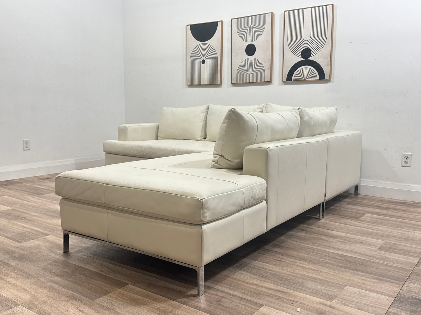 EQ3 Eve Leather Sectional