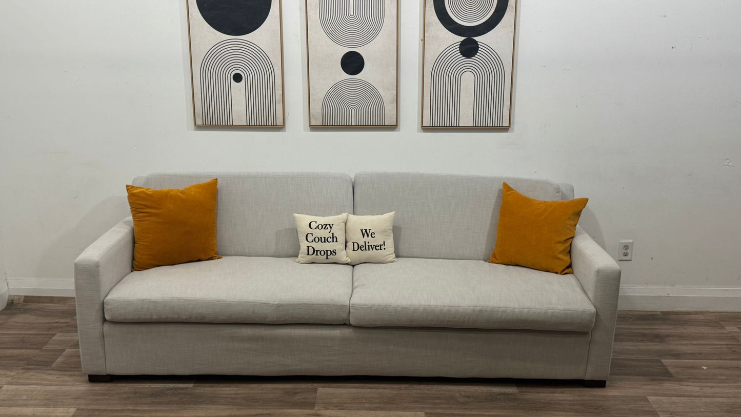 Restoration Hardware Belgium Track Arm Sofa