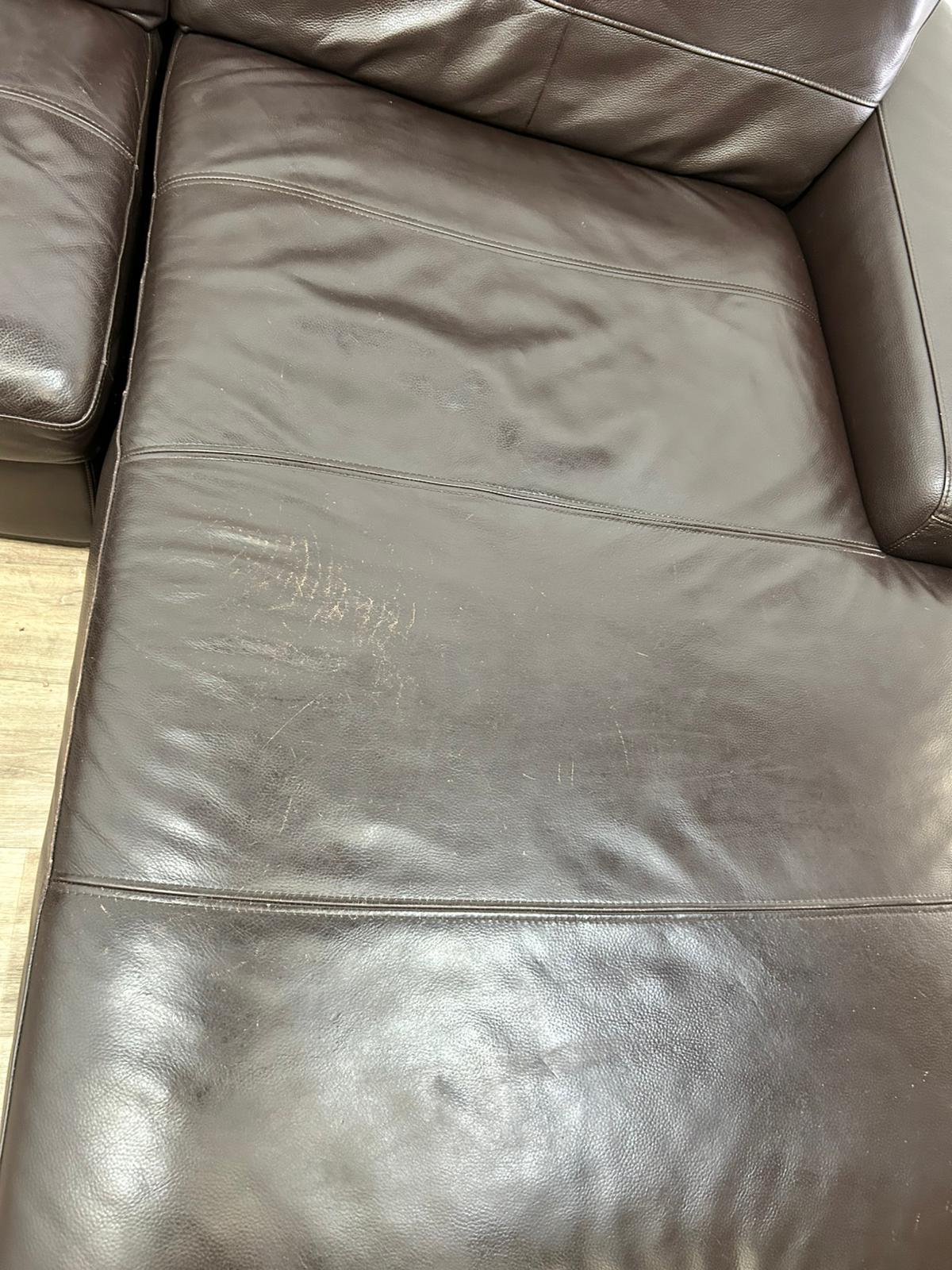 Genuine Leather Sectional Sofa