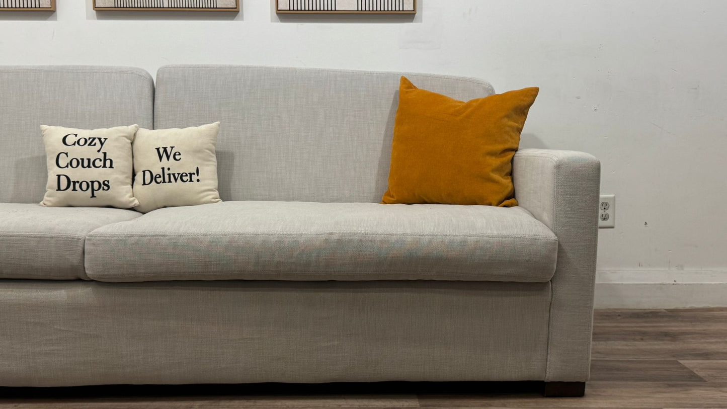 Restoration Hardware Belgium Track Arm Sofa
