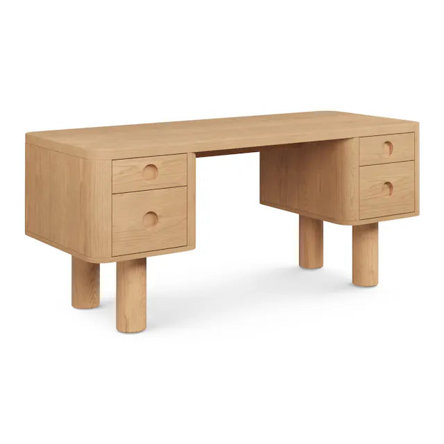 Article Adel 66.5" Desk - White Oak