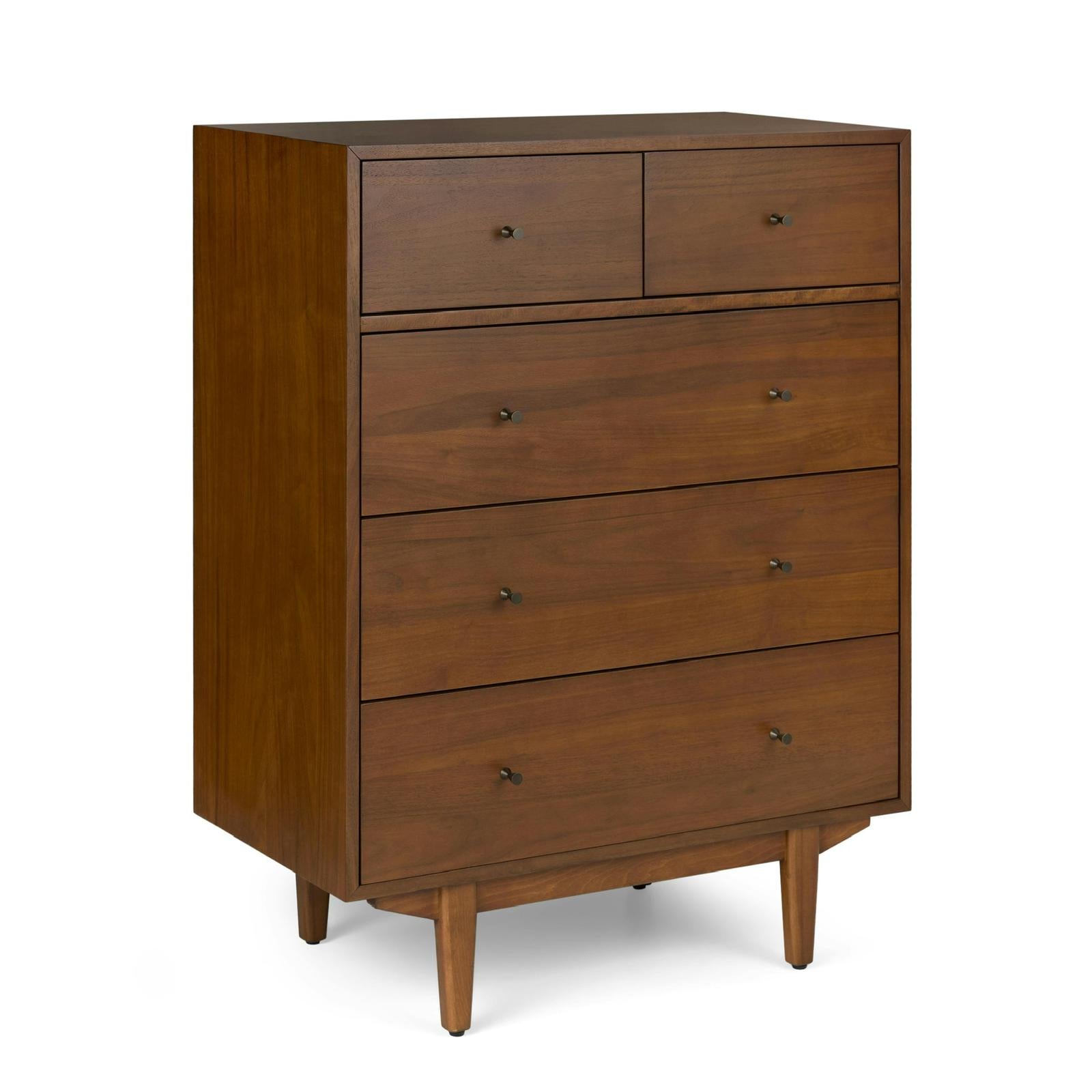 Article Cooper 5 Drawer Chest - Walnut