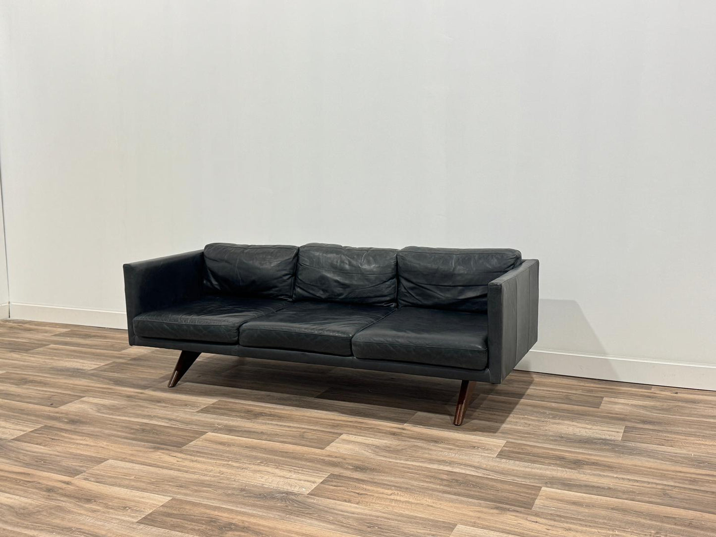 West Elm Brooklyn Distressed Leather Sofa