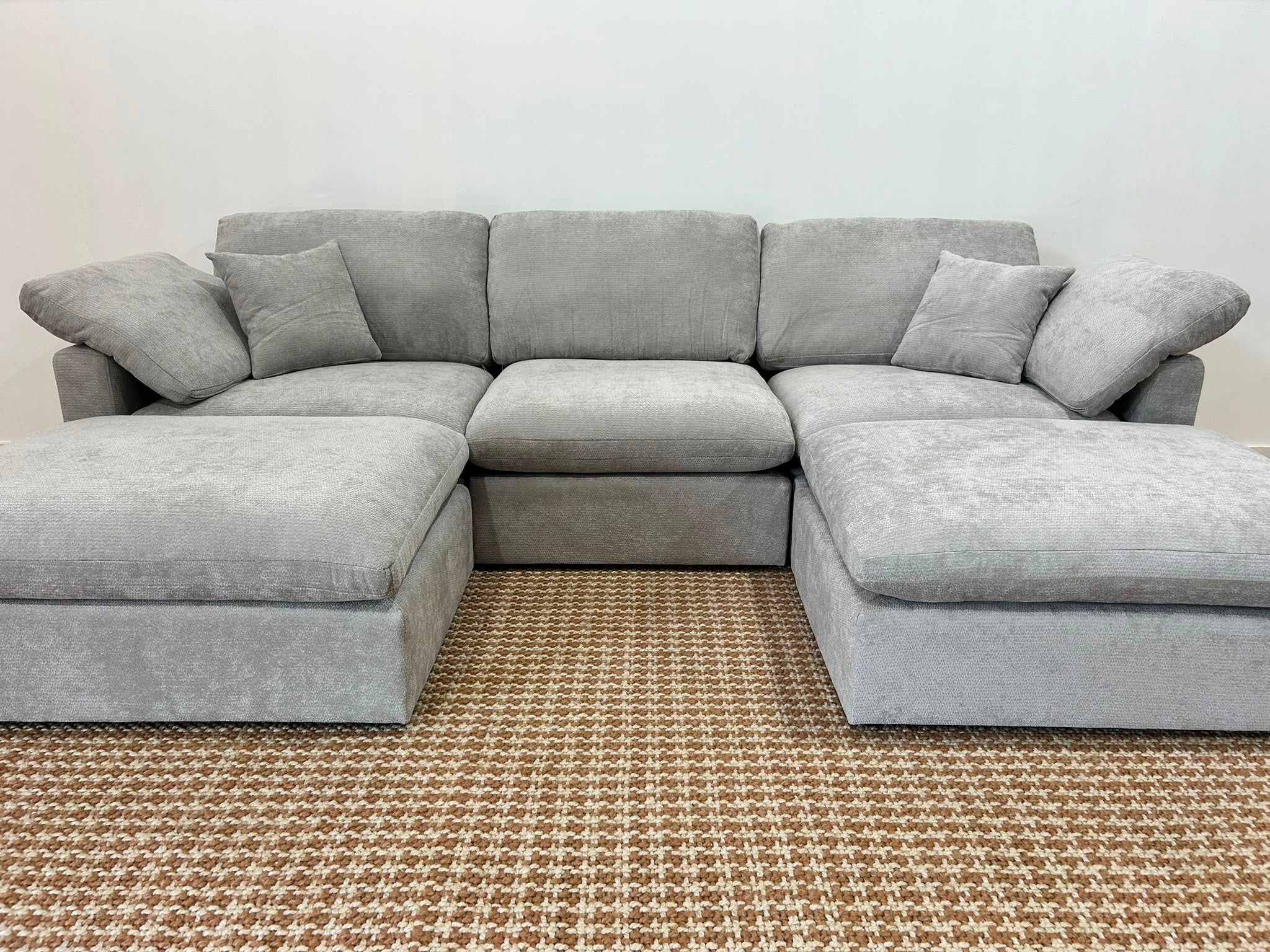 The Nest Modular Sofa 5pc Light Grey