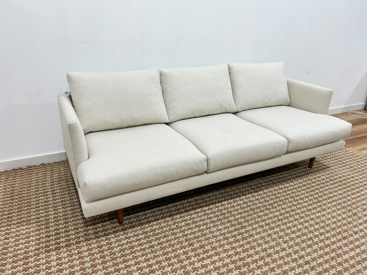 MCM Style Sofa Ivory 83.5”