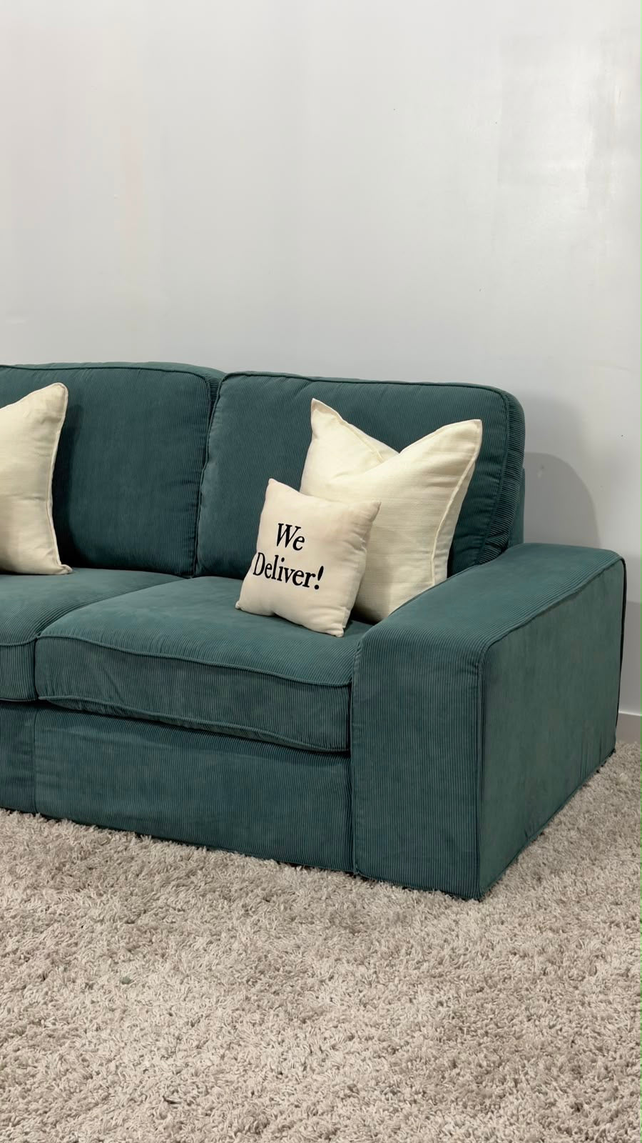 Turquoise Ikea Kivik Loveseat