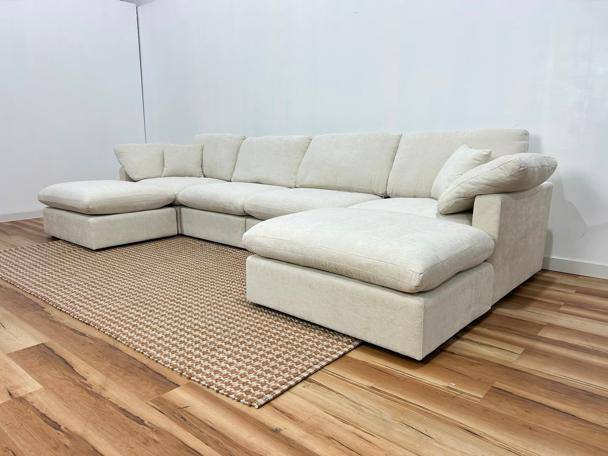 The Nest Modular Sofa 6pc Cream