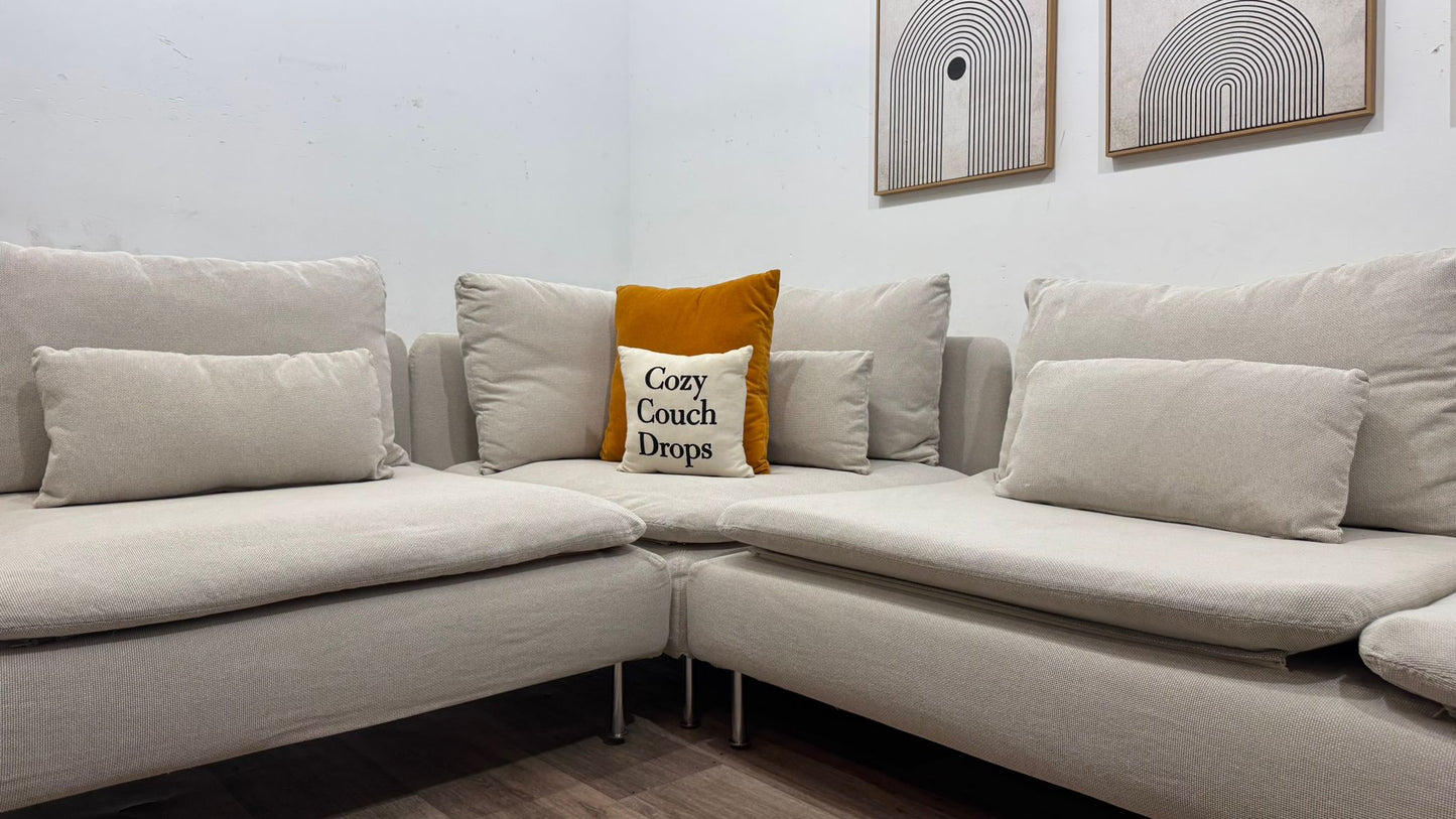 Ikea Soderhamn Beige Sectional Sofa