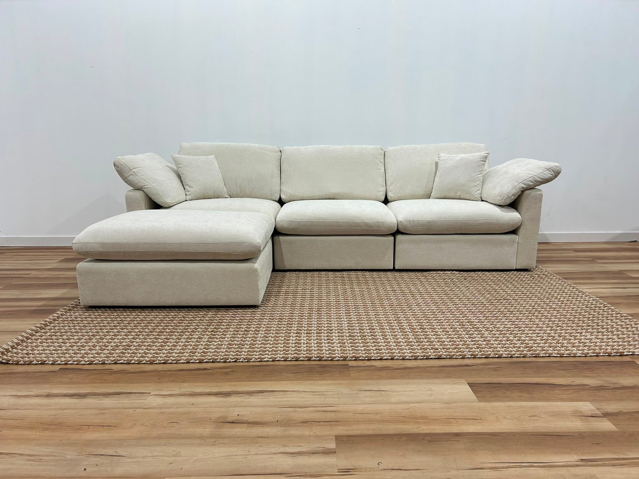 The Nest Modular 4pc Sofa Cream
