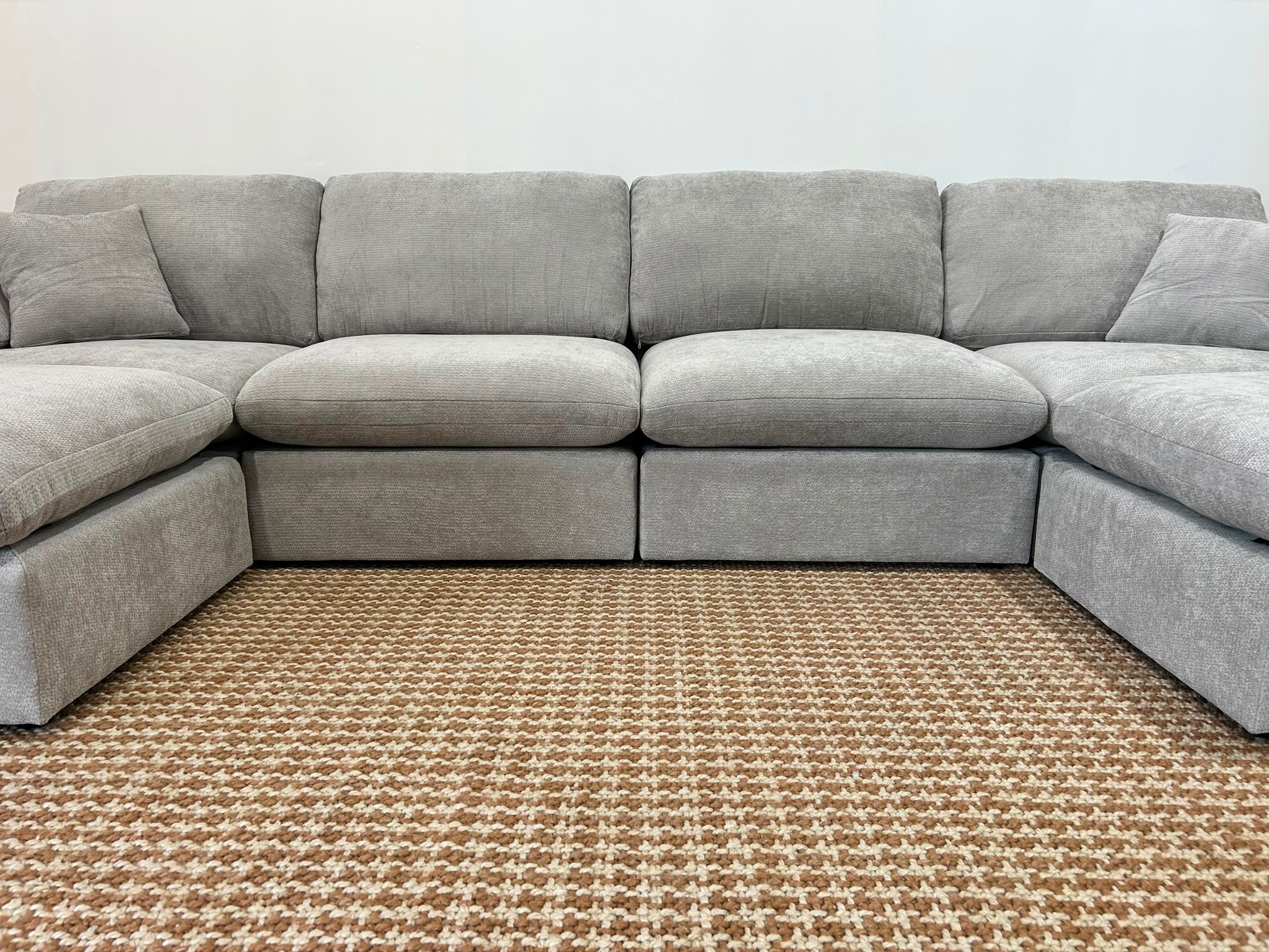 The Nest Modular Sofa 6pc Light Grey