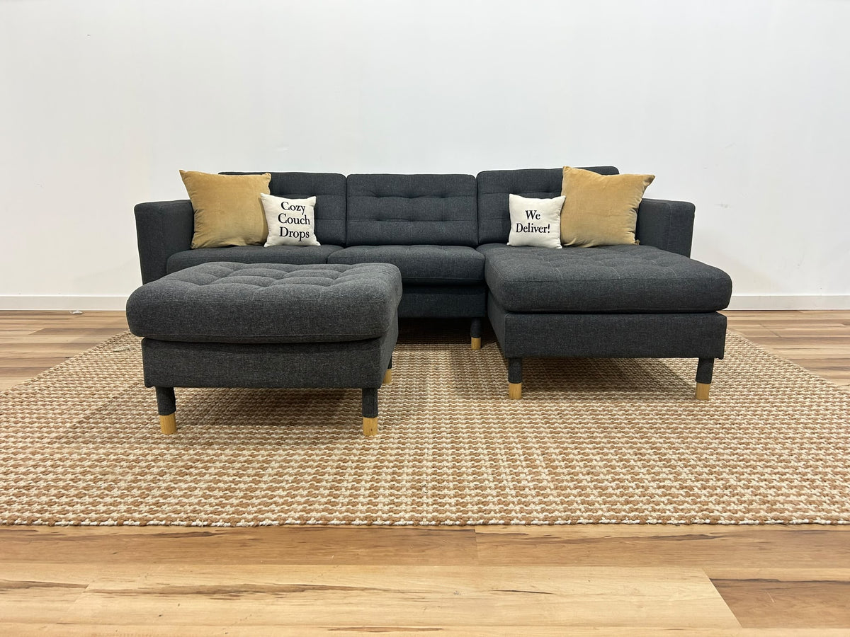 Ikea Morabo Sectional Sofa + Ottoman