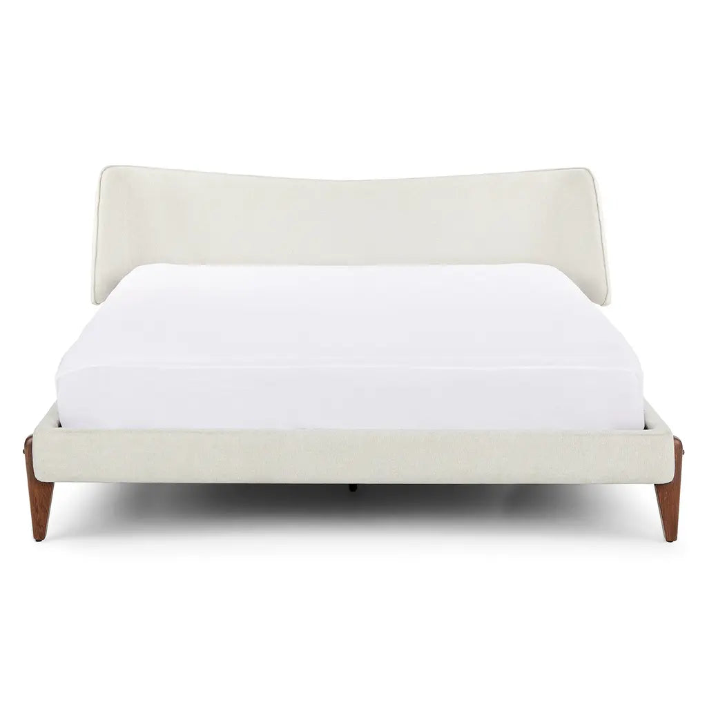 Uden King Upholstered Bed - Ashford Ivory