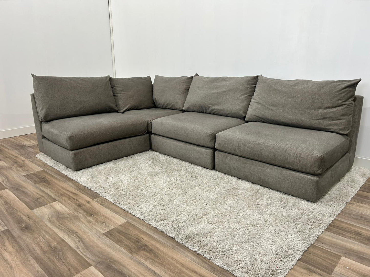 Khaki/Grey Modular Sofa