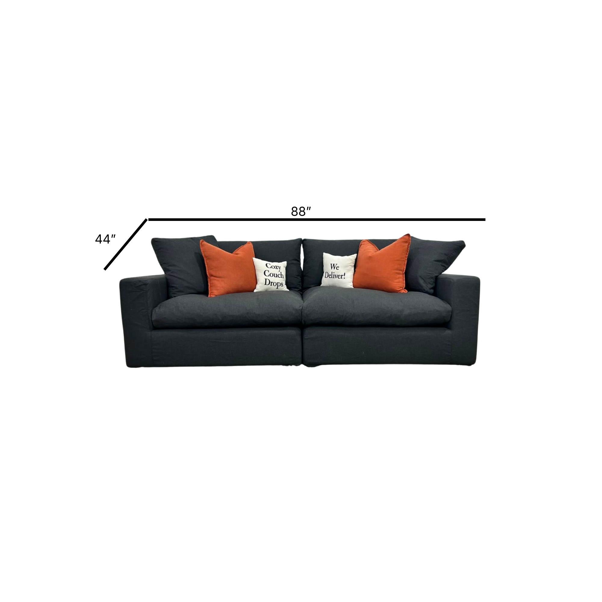 Couch Haus Comfy Modular Sofa 88”
