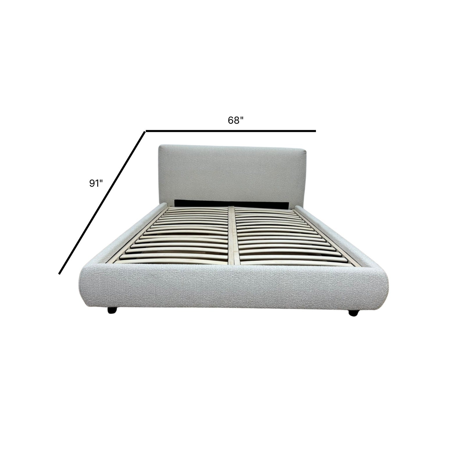 Sunday’s Queen Boucle Bed