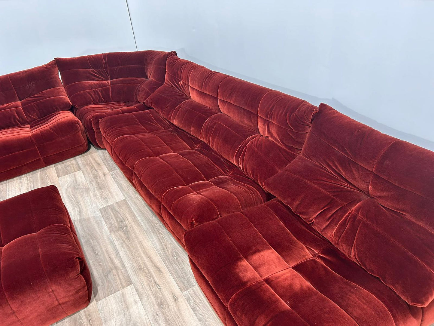 R.S Furniture Inc modular velvet sofa