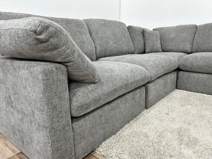 New Modular Sofa 7pc Grey (Reversible)