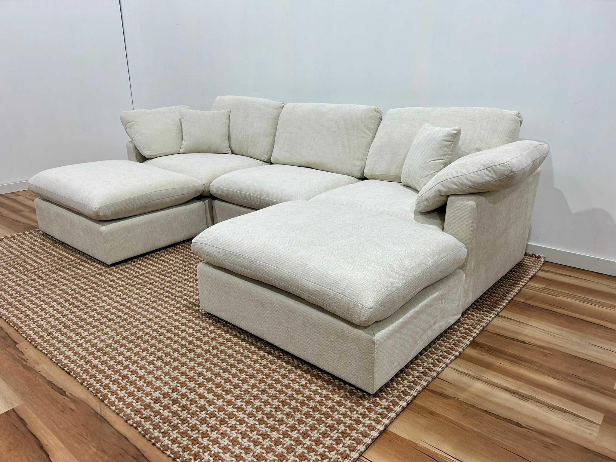 The Nest Modular Sofa 5pc Cream