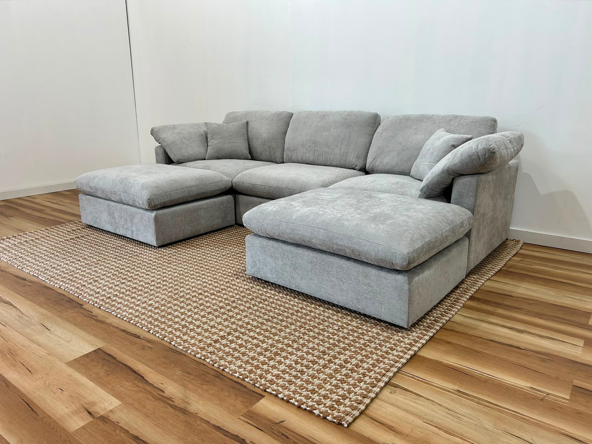 The Nest Modular Sofa 5pc Light Grey