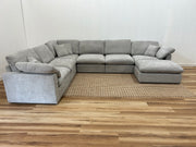 The Nest Modular Sofa 7pc Light Grey