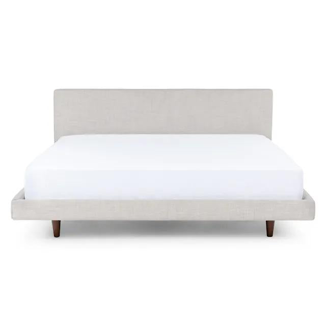 Article Tessu King Low Profile Upholstered Bed - Clay Taupe