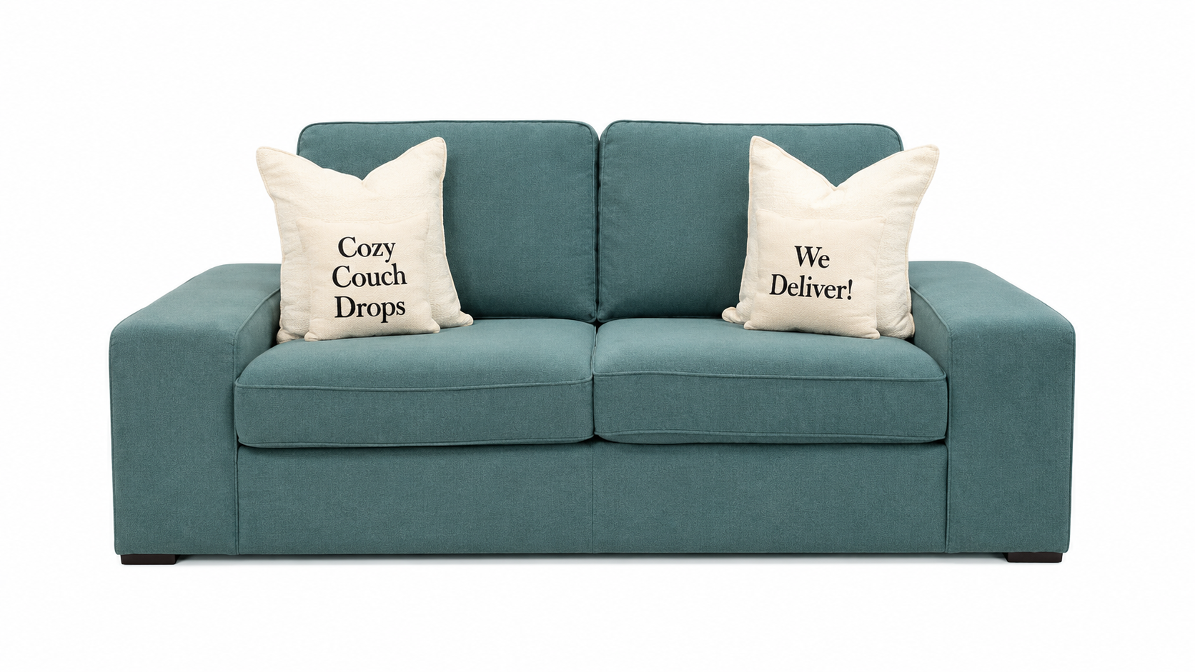 Turquoise Ikea Kivik Loveseat