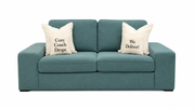 Turquoise Ikea Kivik Loveseat