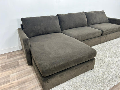 Chocolate Brown Sectional Sofa