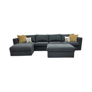 Ikea Finnala Sectional Sofa + Ottoman 126”