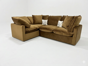 Couch Haus Custom Sectional Velvet Mustard