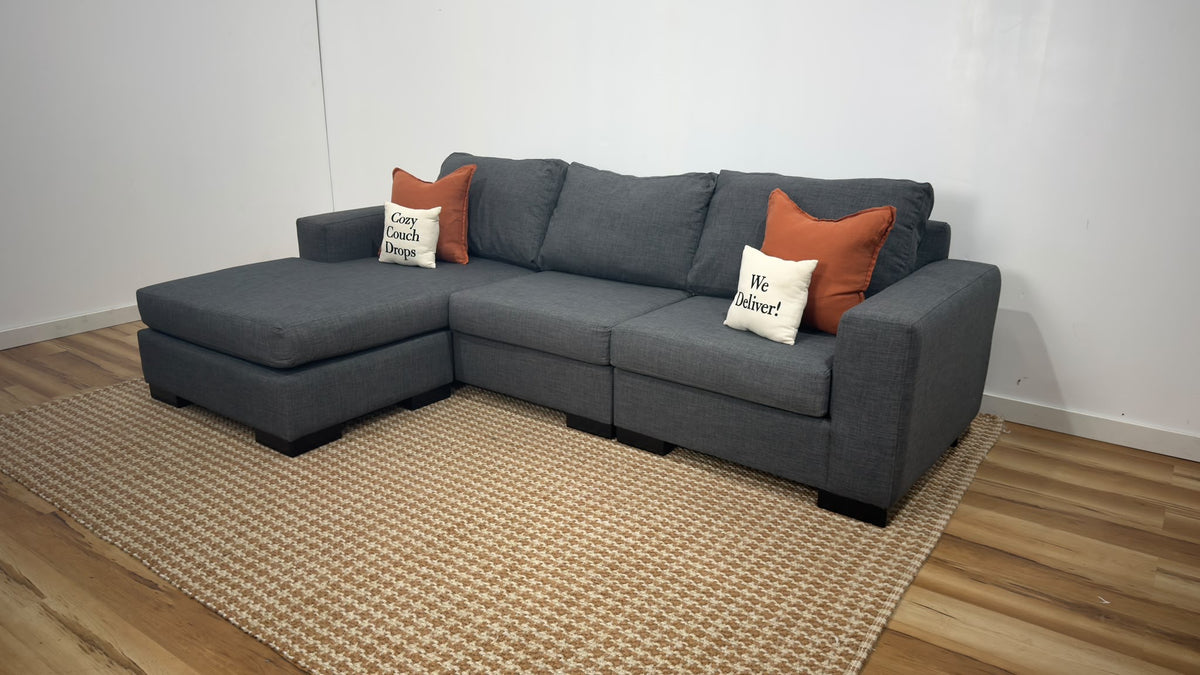 Q Living Reversible Sectional Sofa 108”