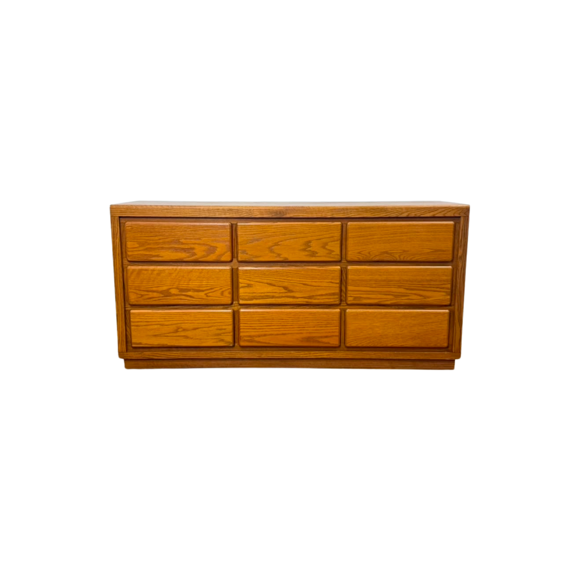 Westmark Furniture 9 Drawer Dresser- Oak