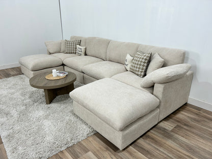 New Modular Sofa 6pc Beige