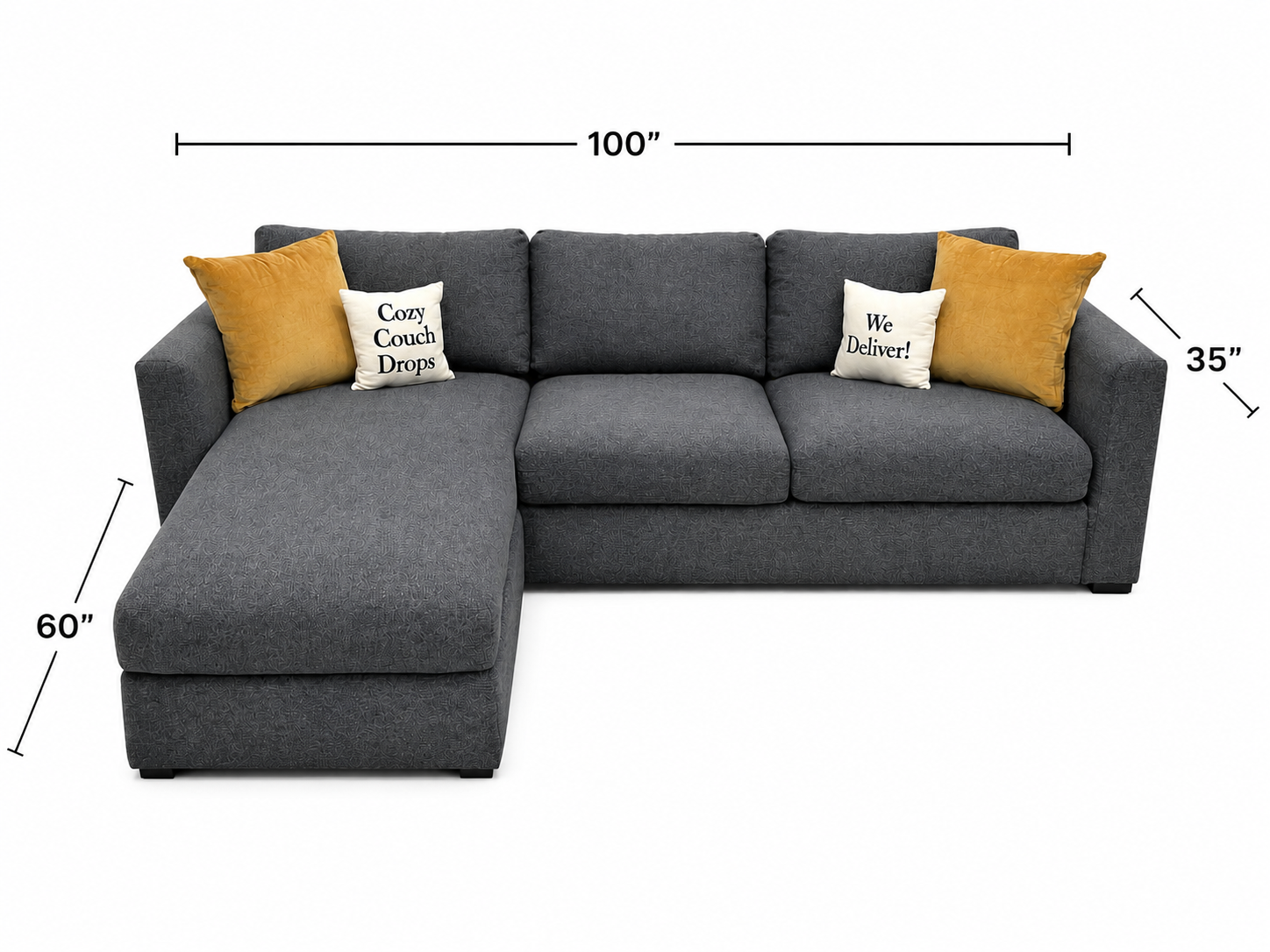 Ikea Finnala Sectional Sofa 100”