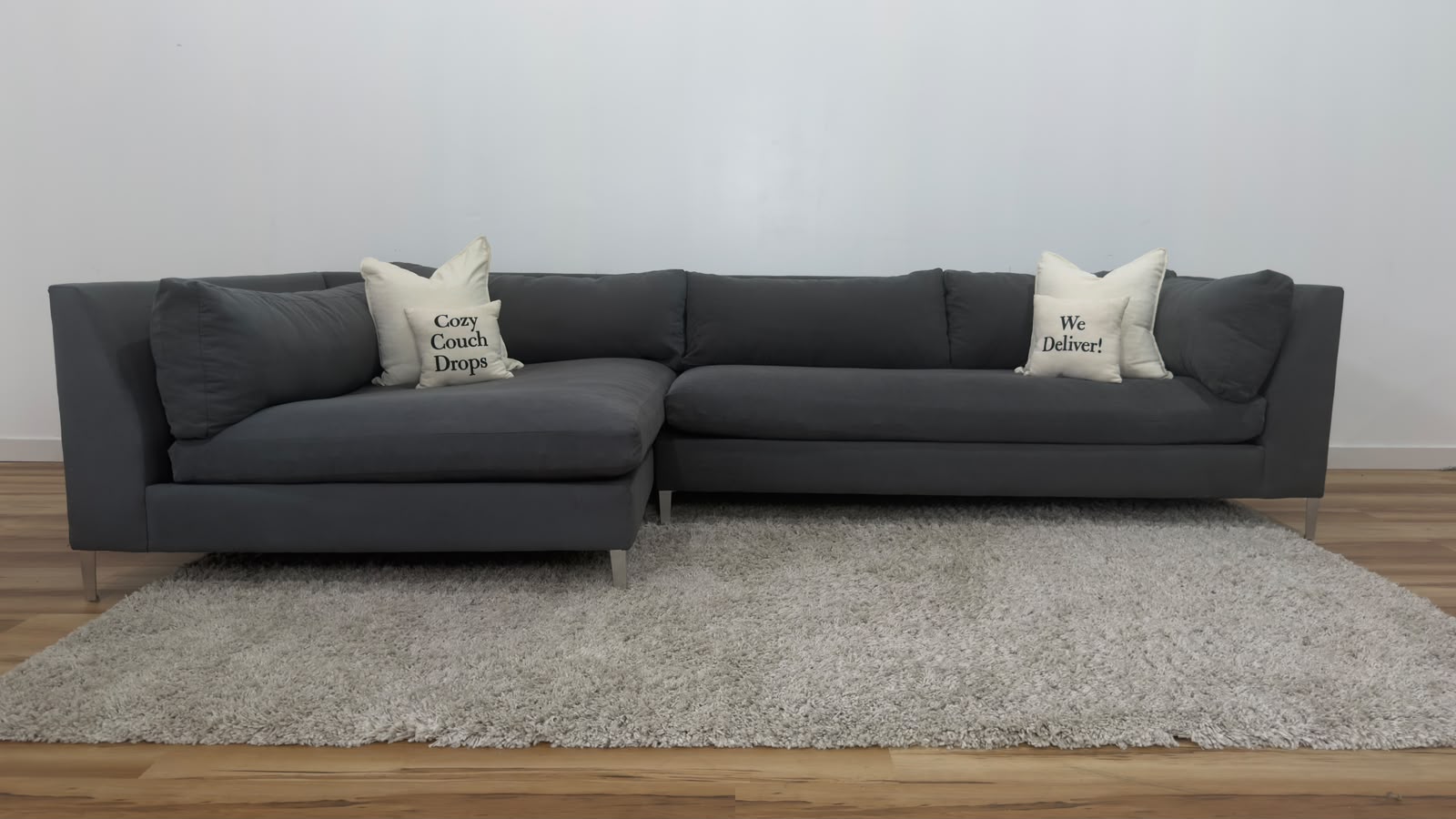 CB2 Decker Sectional Sofa 129.5”