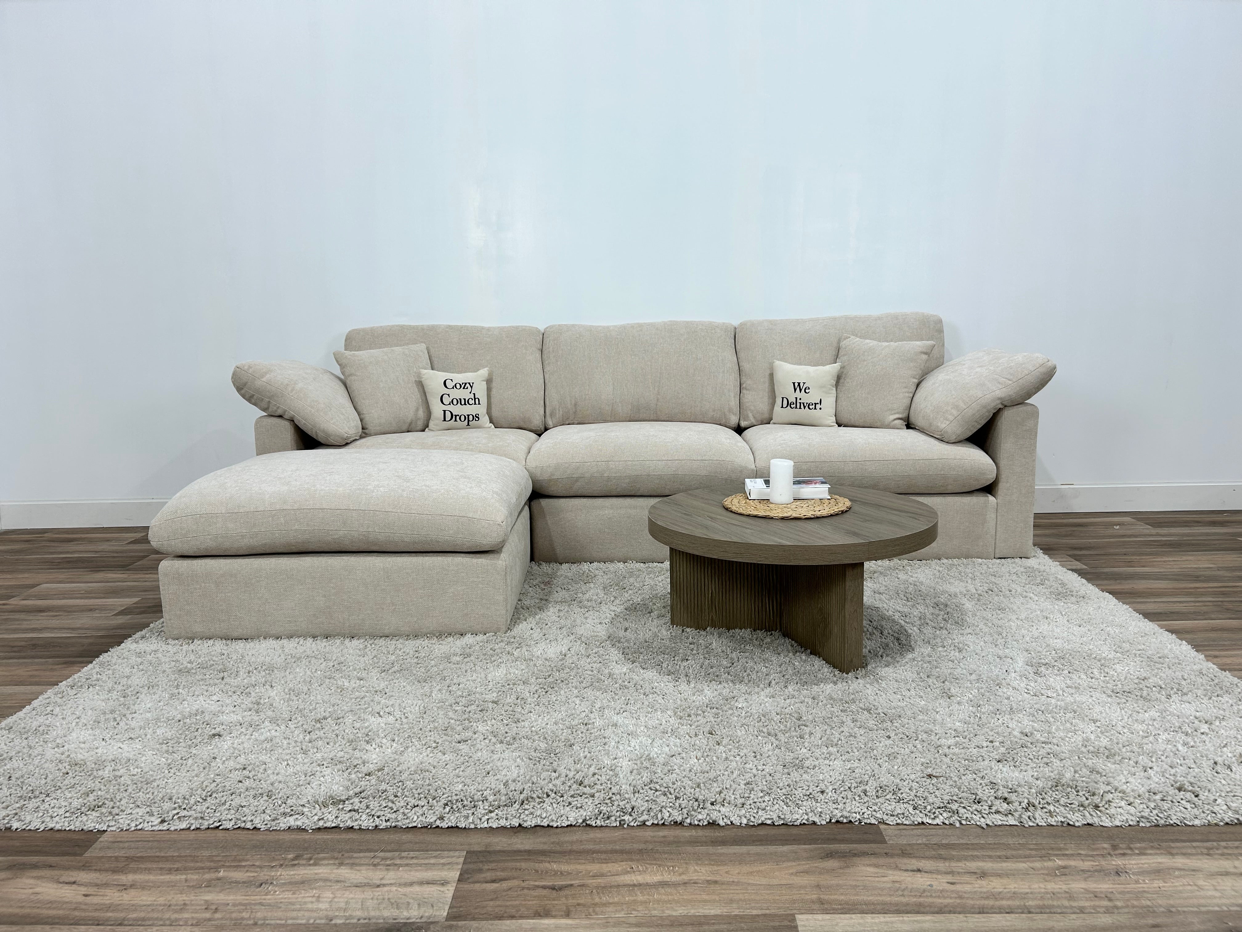 New Modular 4pc Sofa Beige - Pre-order (Back in stock mid June)